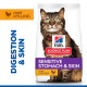 Hill's Adult Sensitive Stomach & Skin med kylling kattefoder