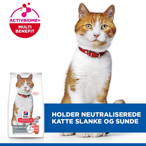Hill's Adult Sterilised Cat met zalm kattenvoer