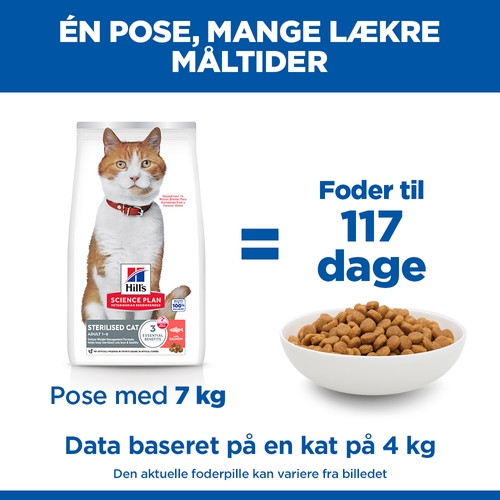 Hill's Adult Sterilised Cat met zalm kattenvoer