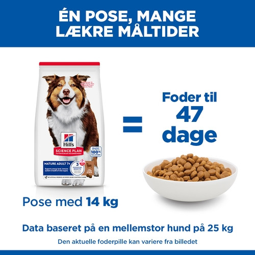 Hill's Mature Adult Medium lam & ris hundefoder