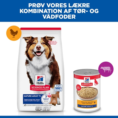 Hill's Mature Adult Medium lam & ris hundefoder