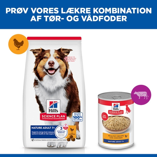 Hill's Mature Adult 7+ Active Longevity Medium Huhn Hundefutter 