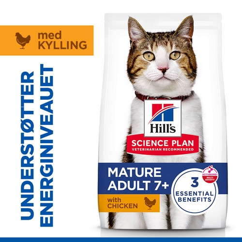 Hill's Mature Adult 7+ med kylling kattefoder