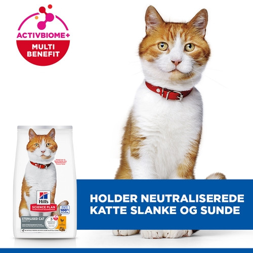 Hill's Young Adult Sterilised Huhn Katzenfutter 