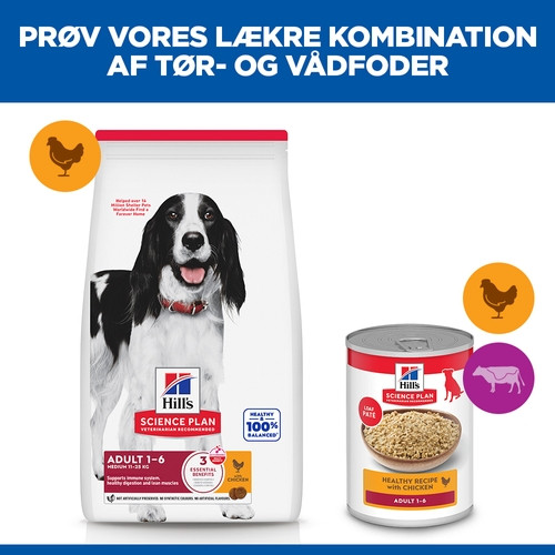 Hill's Adult Advanced Fitness Medium Huhn Hundefutter 