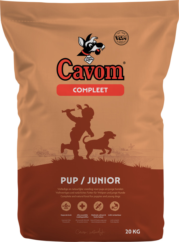 Cavom Complete Hvalp/Junior hundefoder