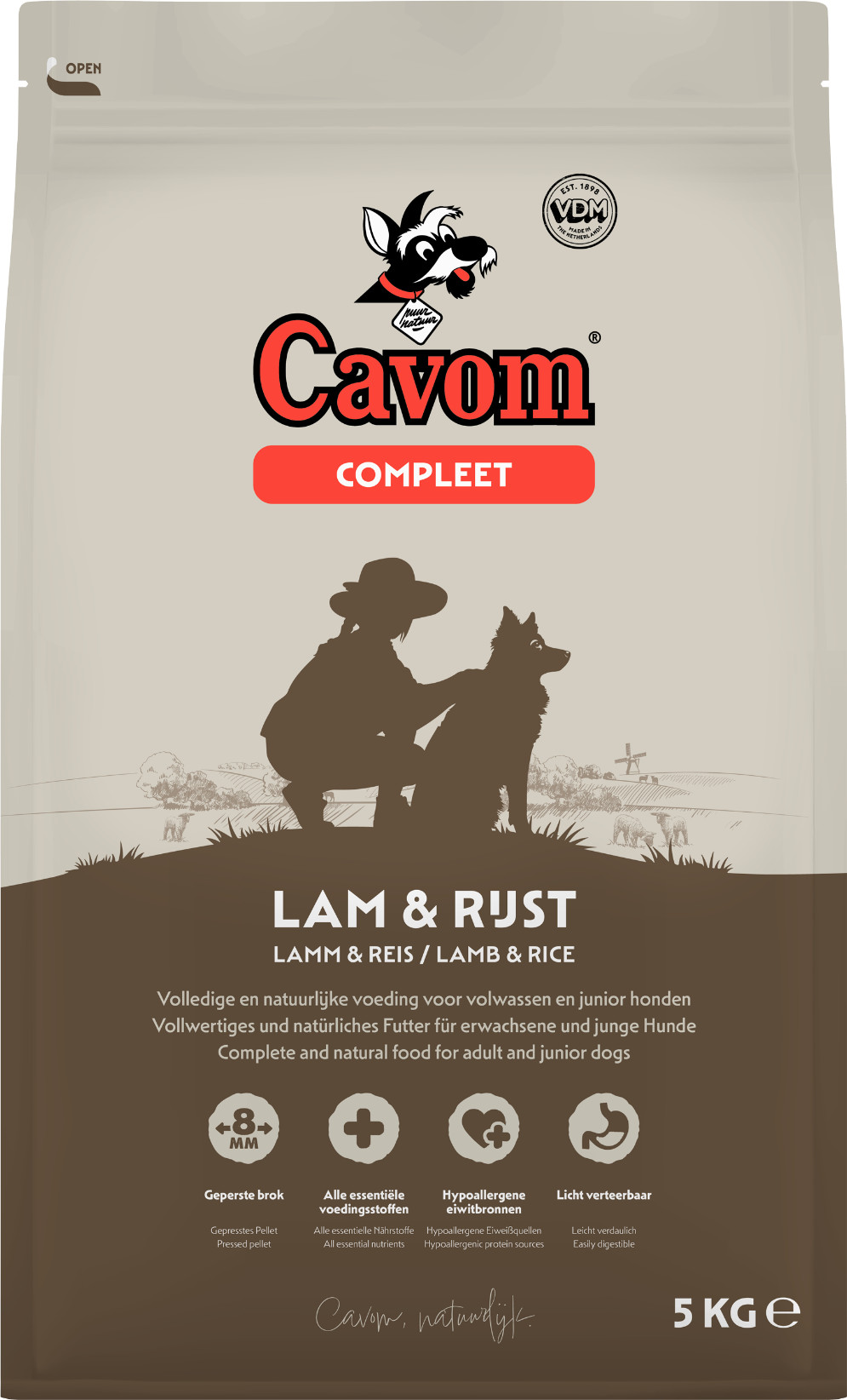 Cavom Complete med lam og ris hundefoder