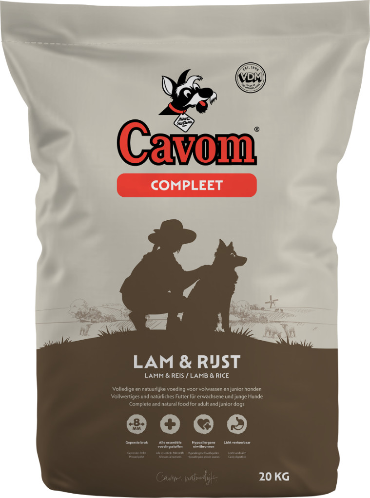 Cavom Complete med lam og ris hundefoder