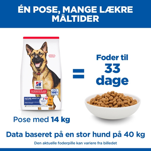 Hill's Mature Adult 5+ Active Longevity Large Breed Huhn Hundefutter 