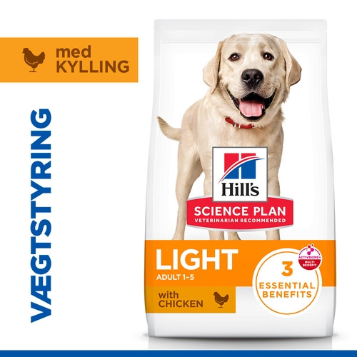 Hill's Adult Light Large Breed kylling hundefoder