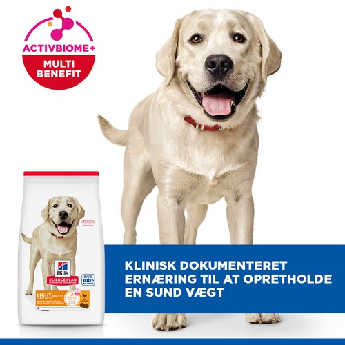 Hill's Adult Light Large Breed kylling hundefoder