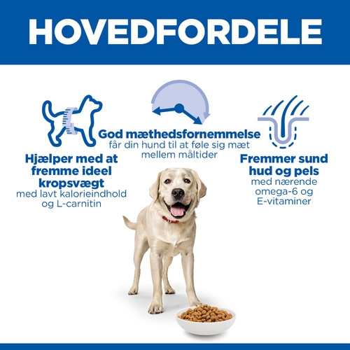 Hill's Adult Light Large Breed kylling hundefoder