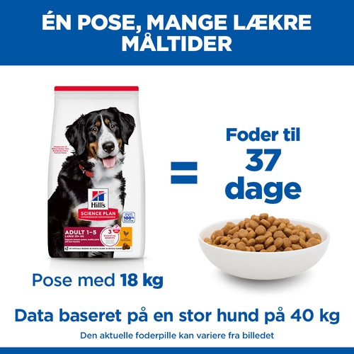 Hill's Adult Advanced Fitness Large Breed Huhn Hundefutter 