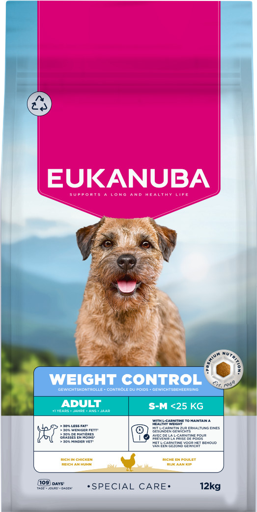Eukanuba Special Care Adult Weight Control Small/Medium hundefoder