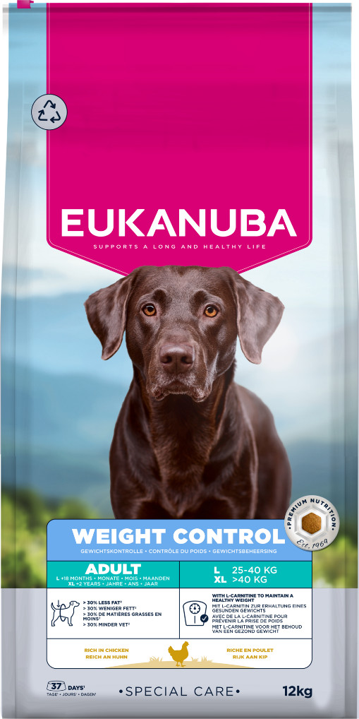 Eukanuba Special Care Adult Weight Control Large/Extra Large hundefoder