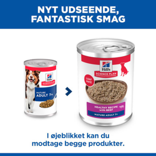 Hill's Mature Adult 7+ nat hondenvoer met rund blik