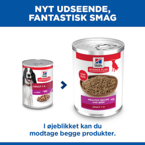 Hill's Adult vådfoder til hunde med oksekød (dåse)