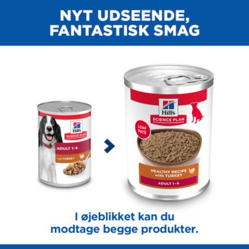 Hill's Adult vådfoder til hunde med kalkun (dåse)