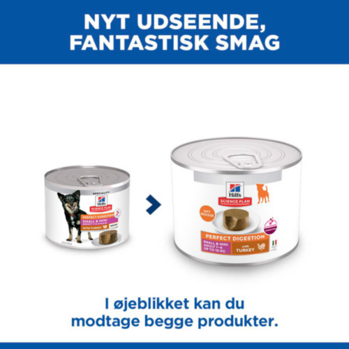 Hill's Adult Perfect Digestion Small & Mini mousse met kalkoen natvoer hond