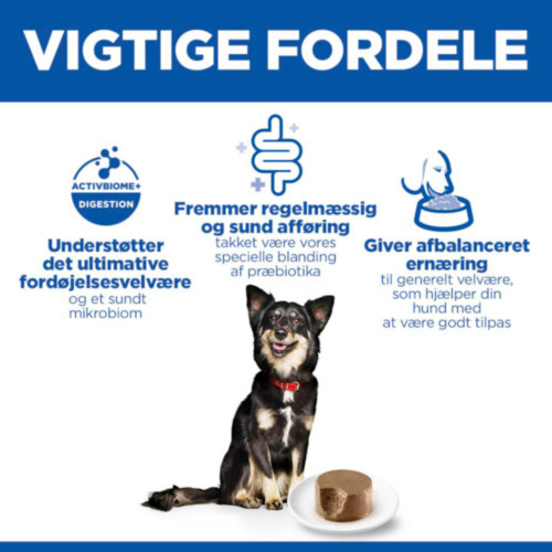 Hill's Adult Perfect Digestion Small & Mini mousse met kalkoen natvoer hond