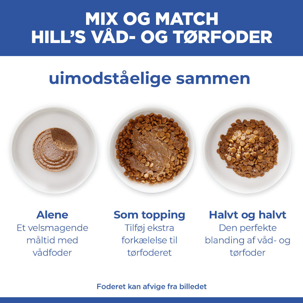Hill's Mature Adult 7+ Small & Mini mousse met rund natvoer hond