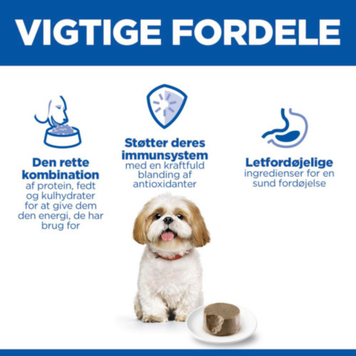 Hill's Mature Adult 7+ Small & Mini mousse met rund natvoer hond