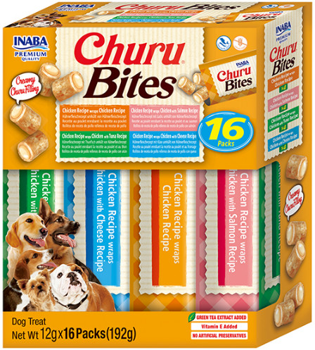 Inaba Churu Bites kip multipack hondensnack