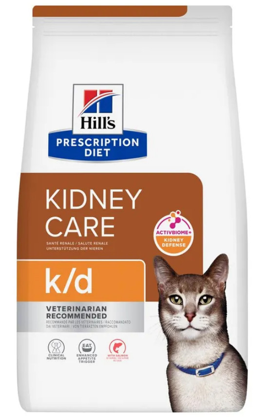 Hill's Prescription Diet K/D Kidney Care kattefoder med laks