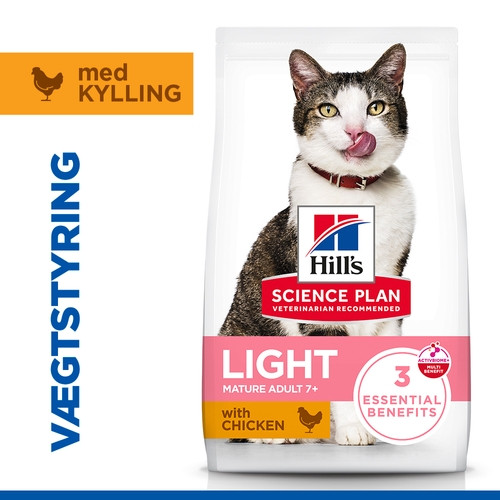 Hill’s Mature Adult 7+ Light med kylling kattefoder
