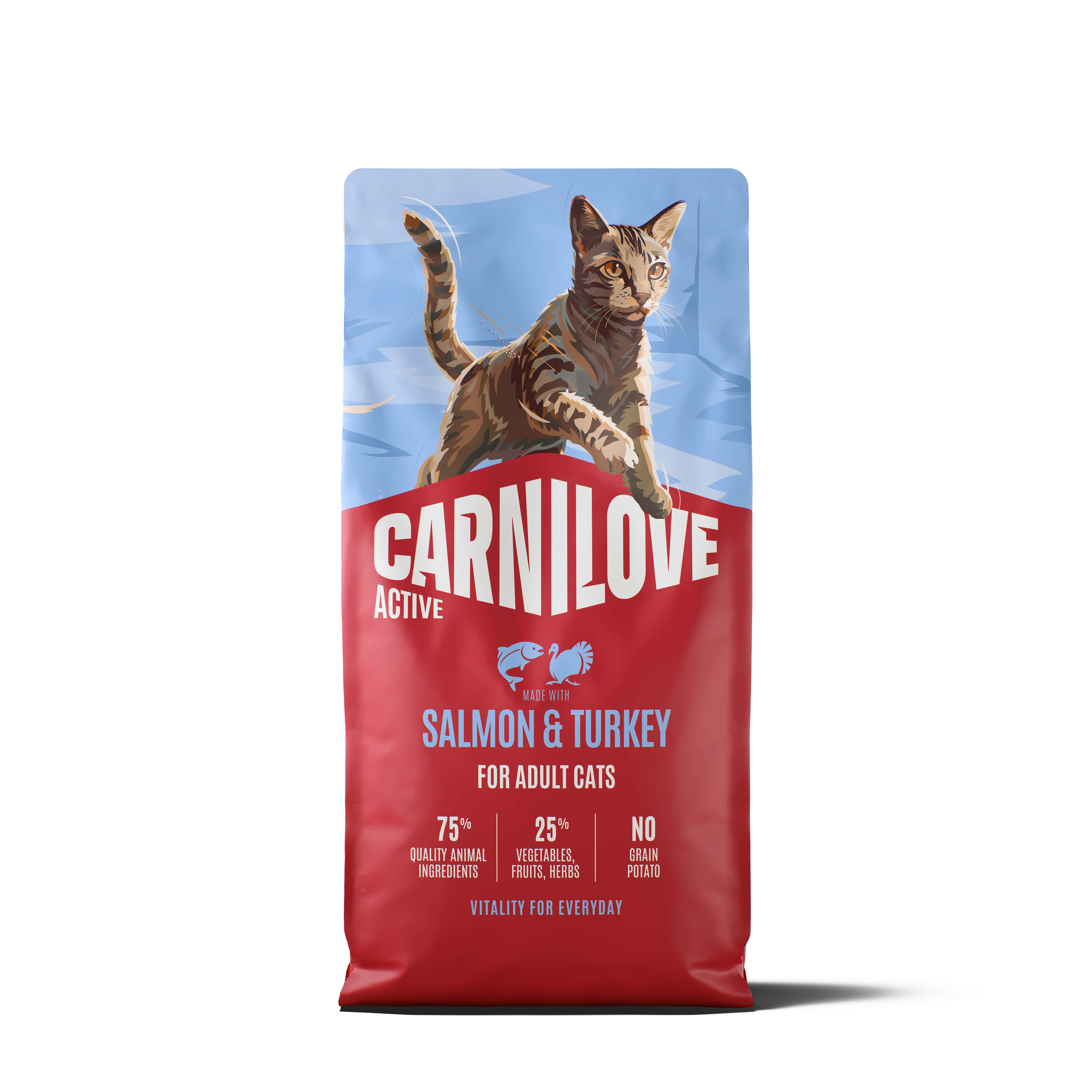 Carnilove Sensitive & Long Hair zalm kattenvoer
