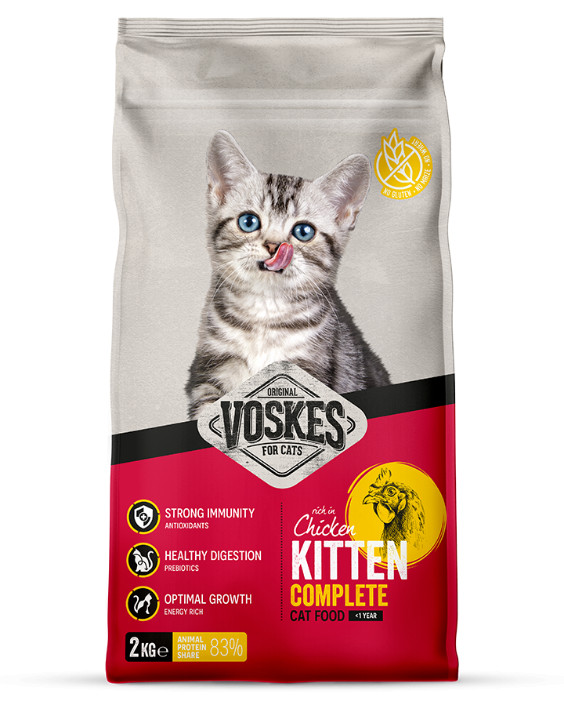 Voskes Kitten Complete kip kattenvoer
