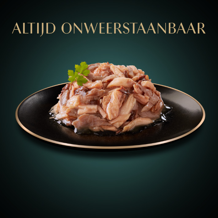 Sheba Filets Selection witvis, kip-tonijn, gevogelte-zalm natvoer kat multipack (kuipjes 60 g)