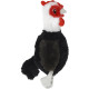 Jack & Vanilla Flatties gallo in peluche per cani