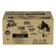 Felix Doubly Delicious Countryside Selection i gelé vådfoder til katte (megapack)