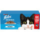 Felix Original Fish Selection i gelé vådfoder til katte (jumbopack)