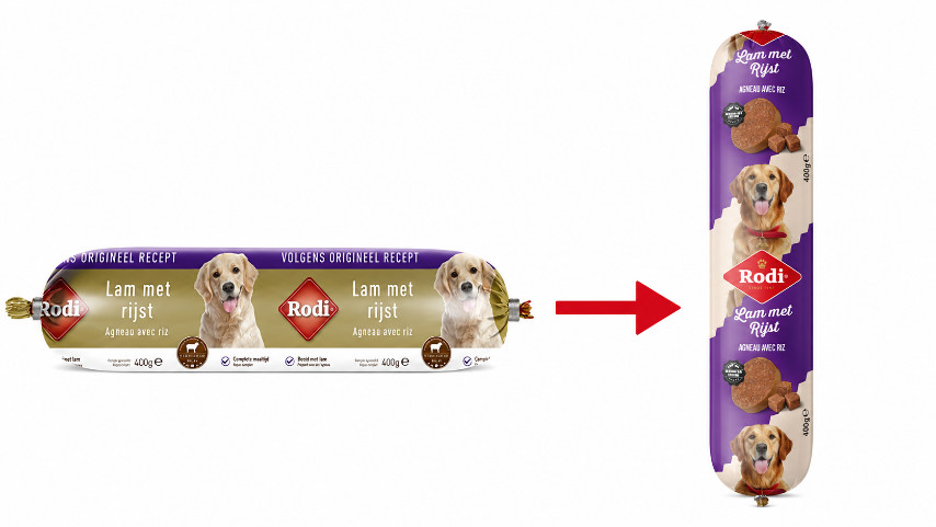 Rodi Pølse lam med ris til hunde