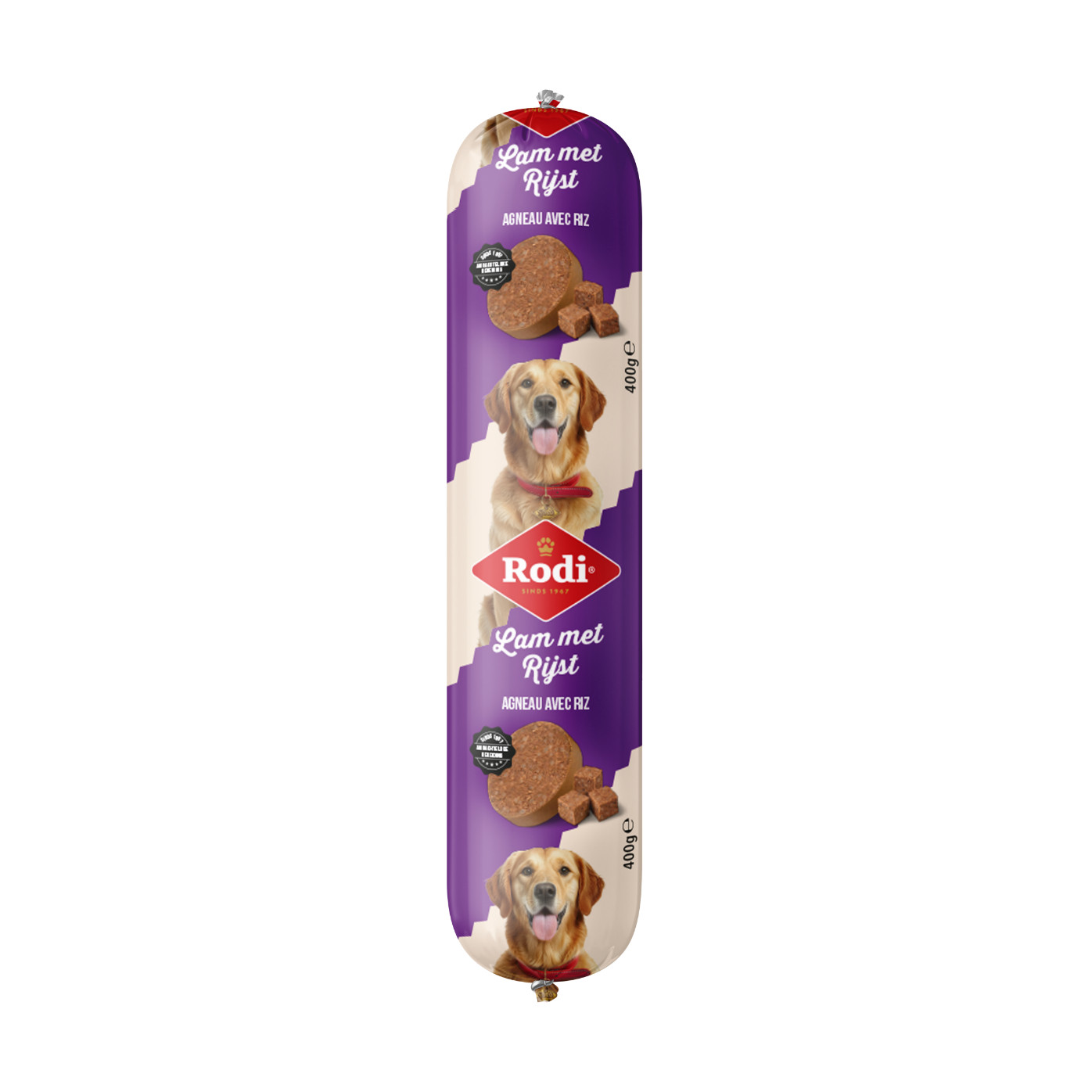 Rodi Pølse lam med ris til hunde