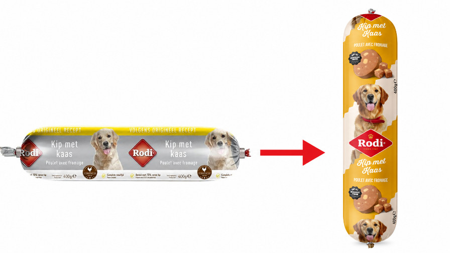 Rodi Pølse kylling med ost til hunde