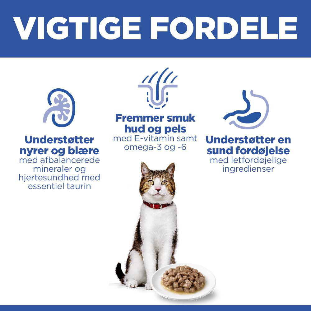 Hill's Mature Adult 7+ nat kattenvoer met kip maaltijdzakje multipack