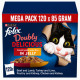 Felix Doubly Delicious Countryside Selection i gelé vådfoder til katte (megapack)