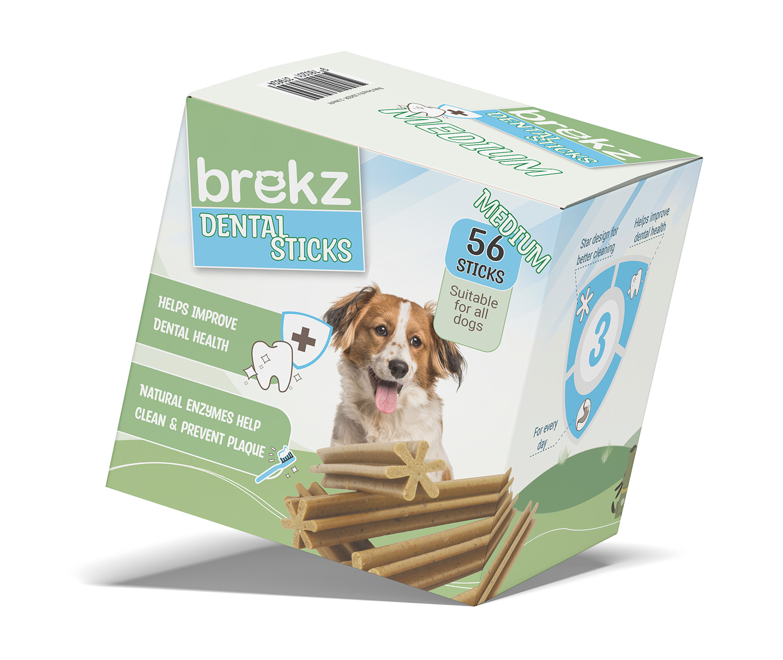 Brekz Dental Sticks - Medium hundesnack