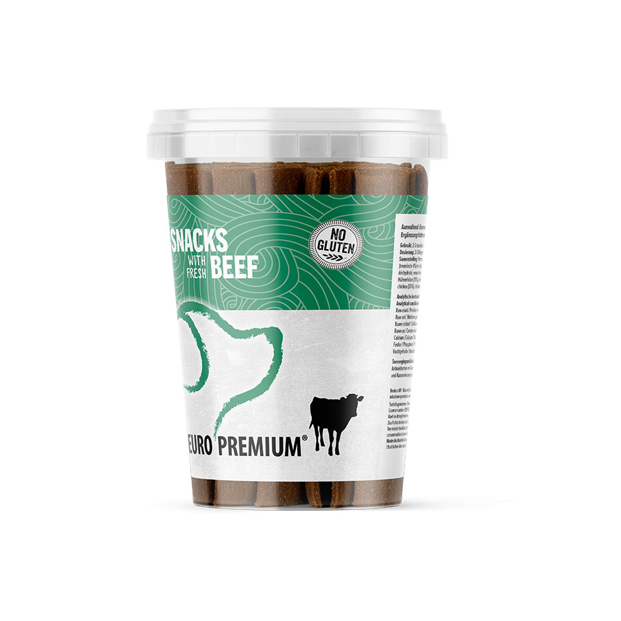 Euro Premium snack med oksekød til hunde