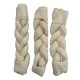 Brekz Dental Rawhide - flettet stick tyggesnack til hunde 20 cm