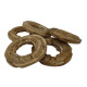 Brekz Rawhide - oksehud ring tyggesnack til hunde 7,5 cm