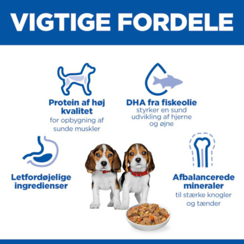 Hill's Puppy vådfoder til hvalpe med kylling & grøntsager (stew, dåse)