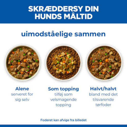 Hill's Mature Adult vådfoder til katte med kylling & grøntsager (stew, dåse)
